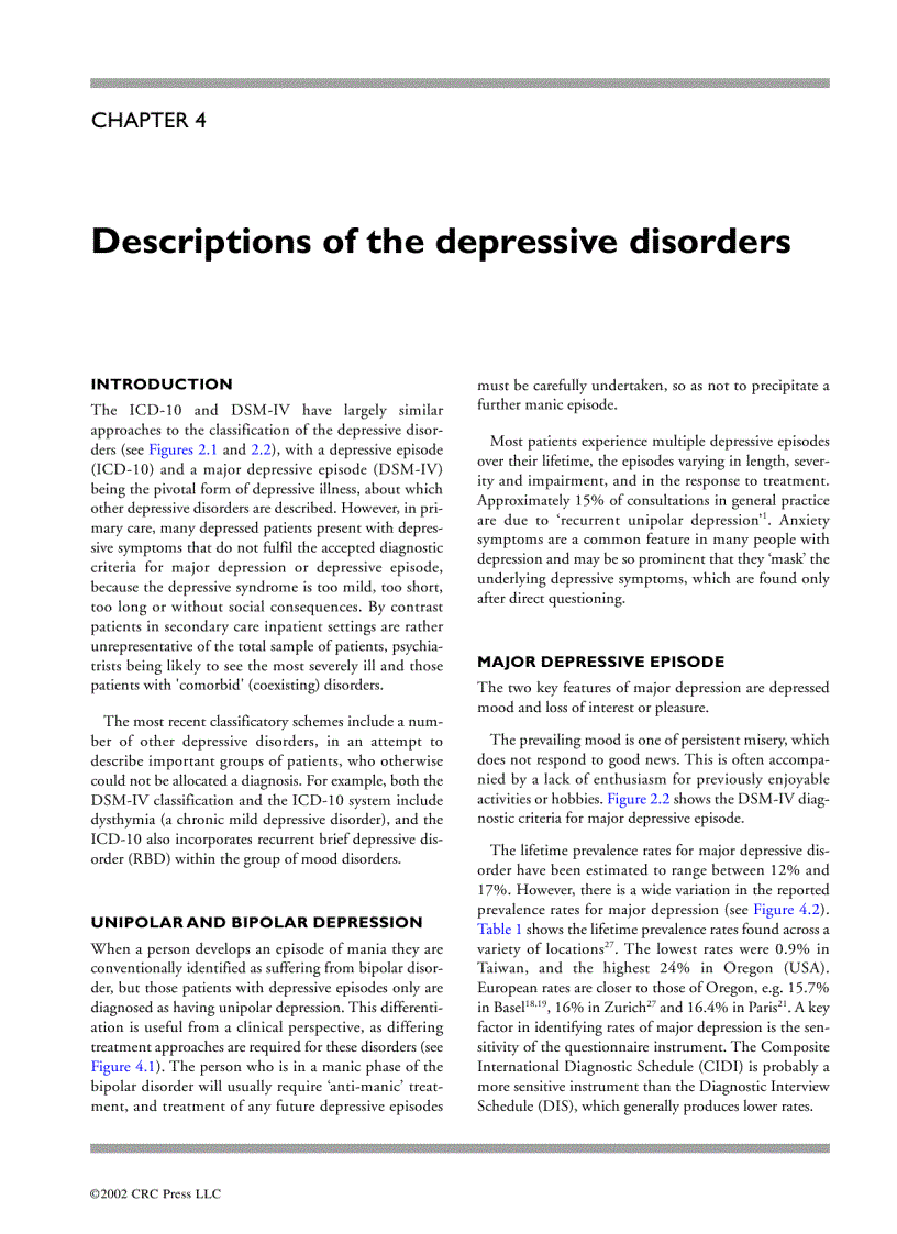 image for page An Atlas of Depression 1st Edition