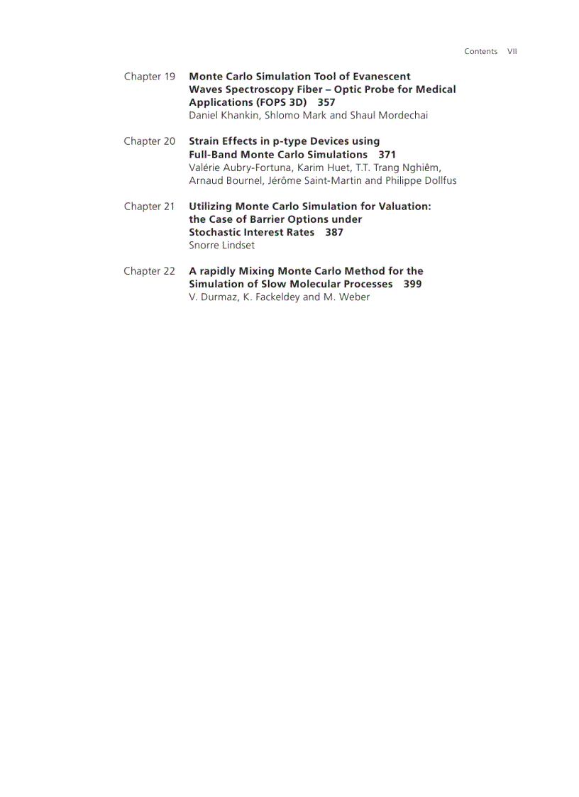 image for page Applications of Monte Carlo Methods in Biology Medicine and Other Fields of Science