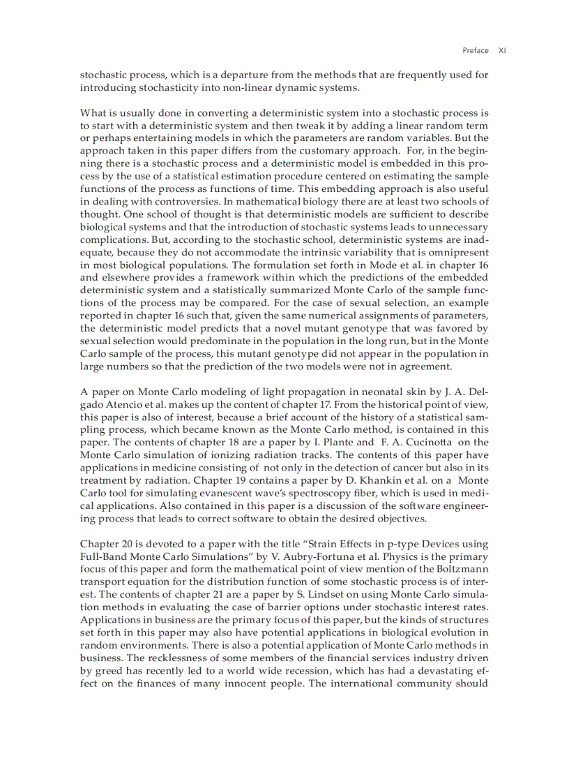 image for page Applications of Monte Carlo Methods in Biology Medicine and Other Fields of Science