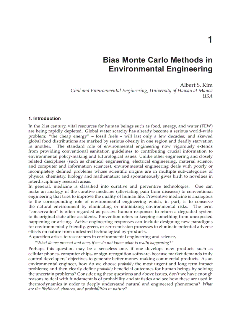 image for page Applications of Monte Carlo Methods in Biology Medicine and Other Fields of Science