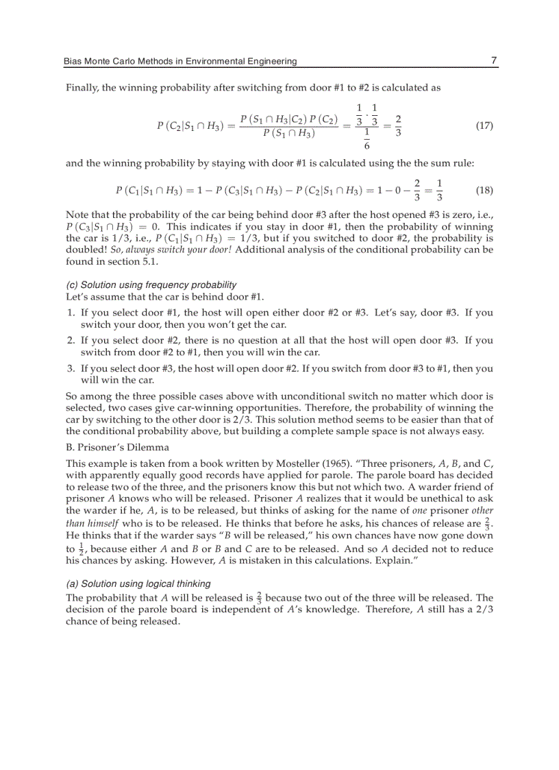 image for page Applications of Monte Carlo Methods in Biology Medicine and Other Fields of Science