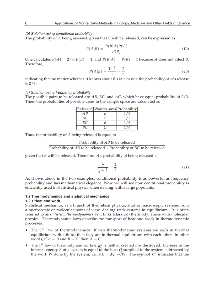 image for page Applications of Monte Carlo Methods in Biology Medicine and Other Fields of Science