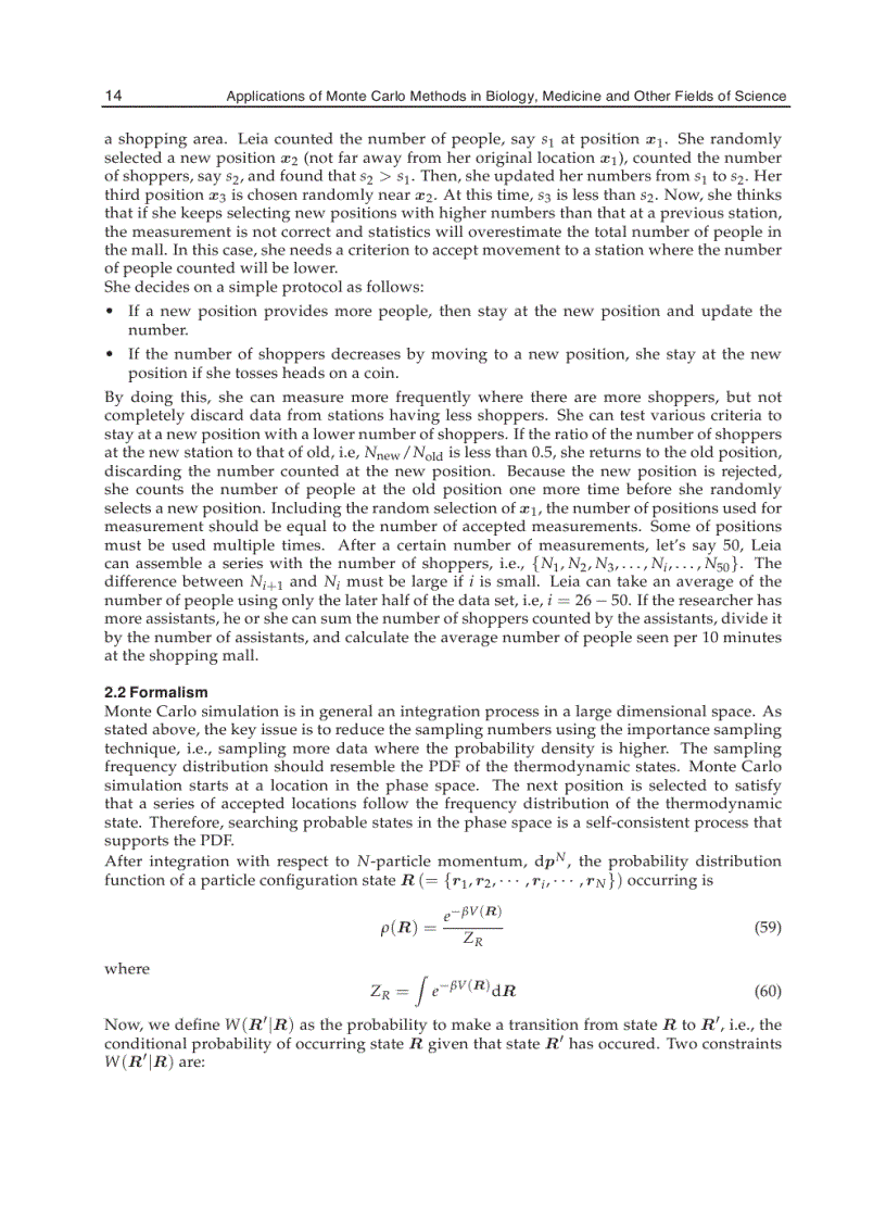 image for page Applications of Monte Carlo Methods in Biology Medicine and Other Fields of Science