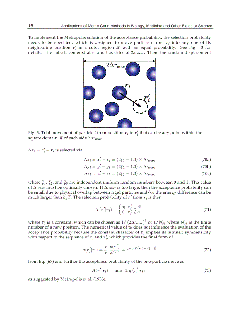image for page Applications of Monte Carlo Methods in Biology Medicine and Other Fields of Science