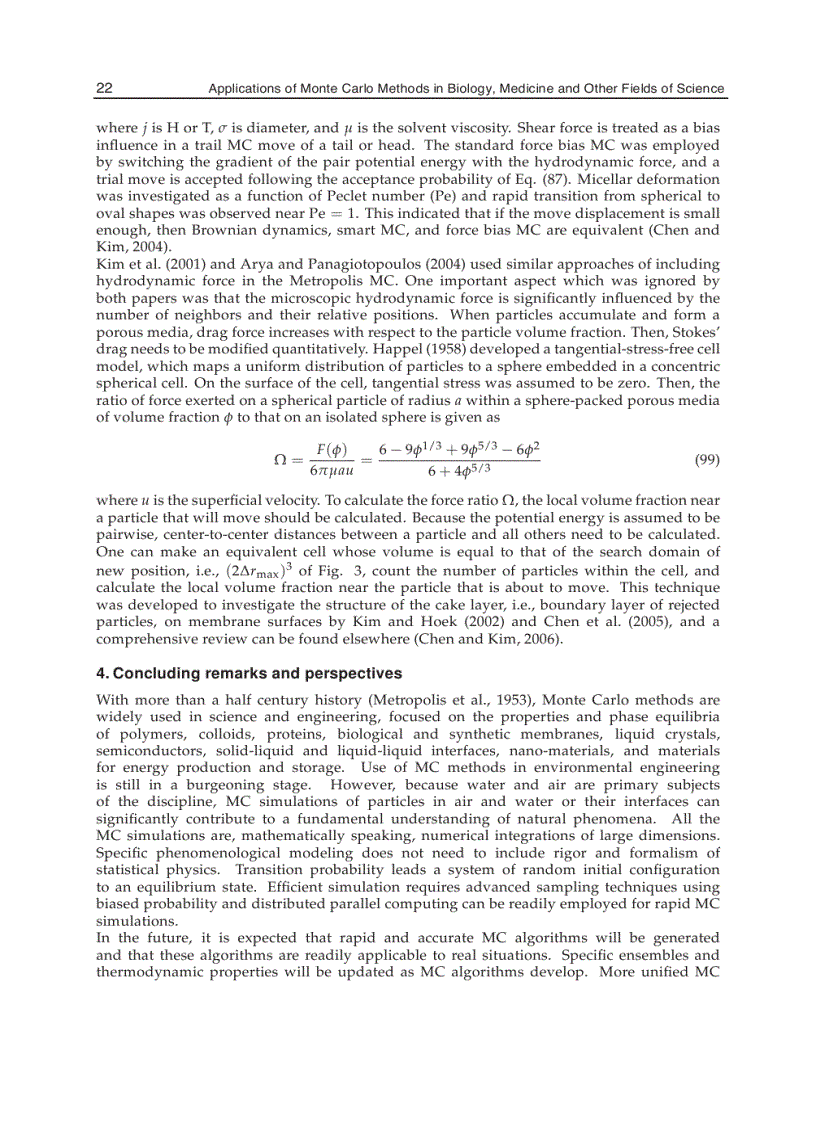 image for page Applications of Monte Carlo Methods in Biology Medicine and Other Fields of Science