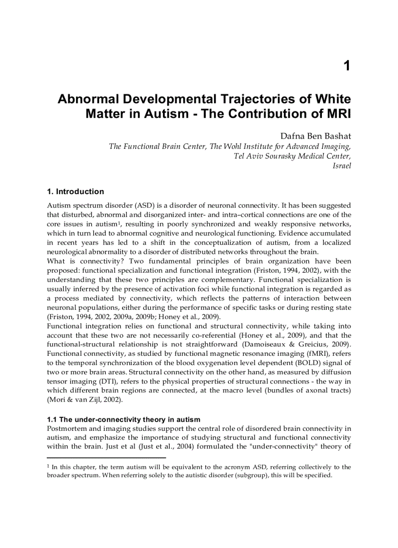 image for page Autism A Neurodevelopmental Journey from Genes to Behaviour