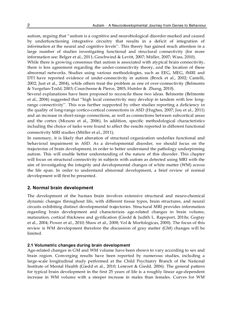 image for page Autism A Neurodevelopmental Journey from Genes to Behaviour