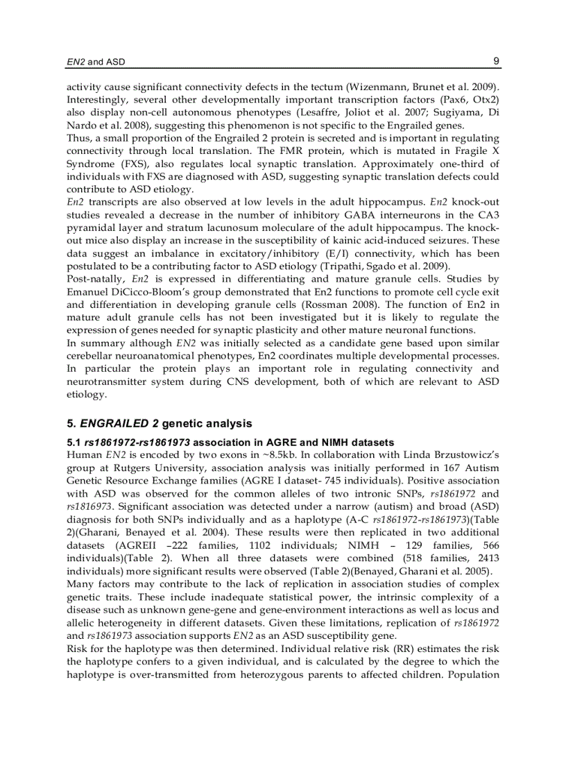 image for page Autism Spectrum Disorders From Genes to Environment