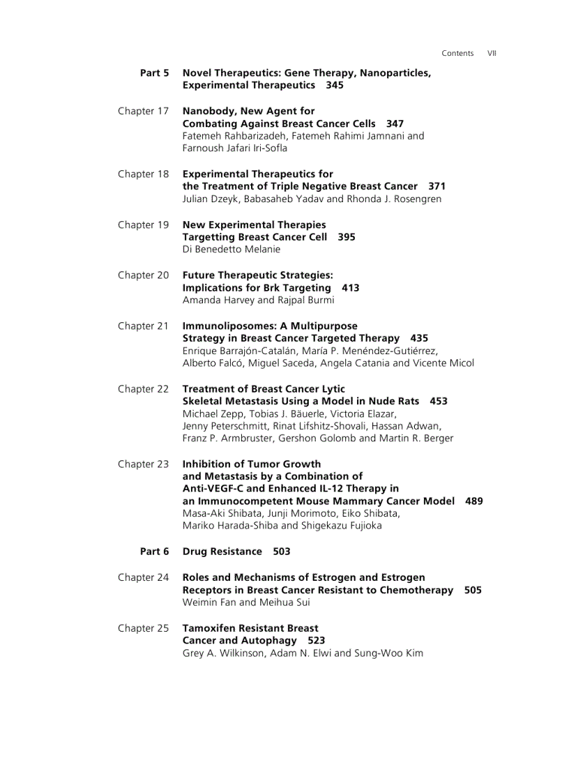 image for page Breast Cancer Current and Alternative Therapeutic Modalities