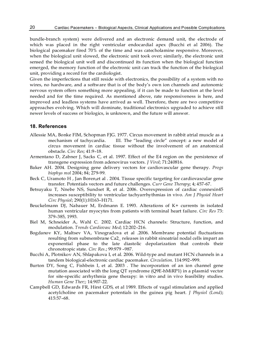 image for page Cardiac Pacemakers Biological Aspects Clinical Applications and Possible Complications