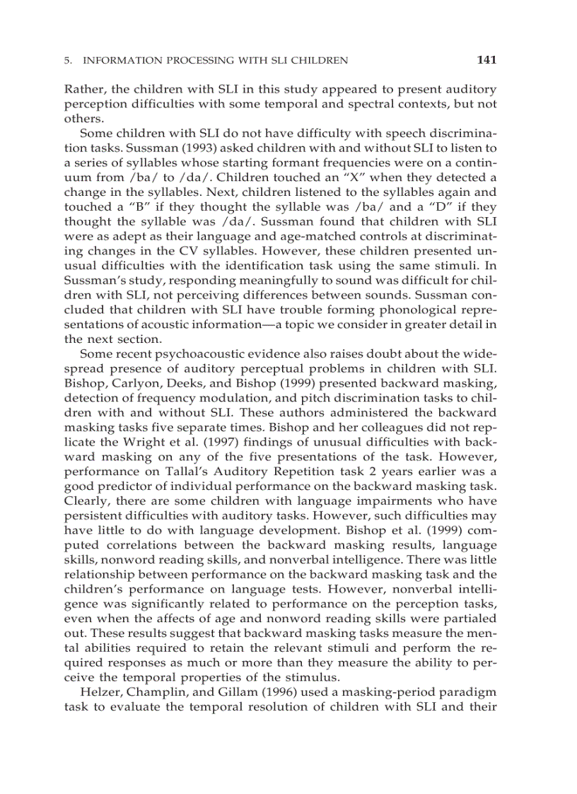 image for page Classification of Developmental Language Disorders