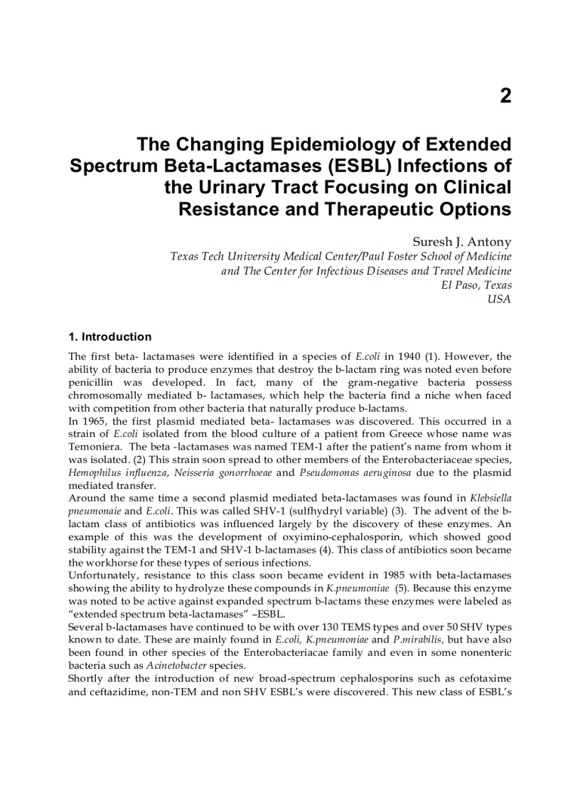 image for page Clinical Management of Complicated Urinary Tract Infection