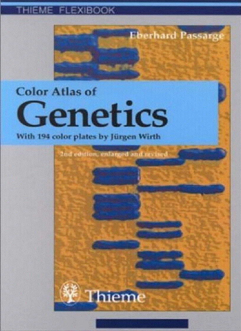 image for page Color atlas of genetics Passarge E