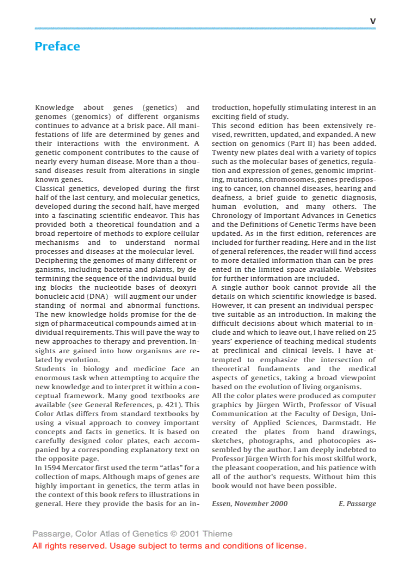 image for page Color atlas of genetics Passarge E