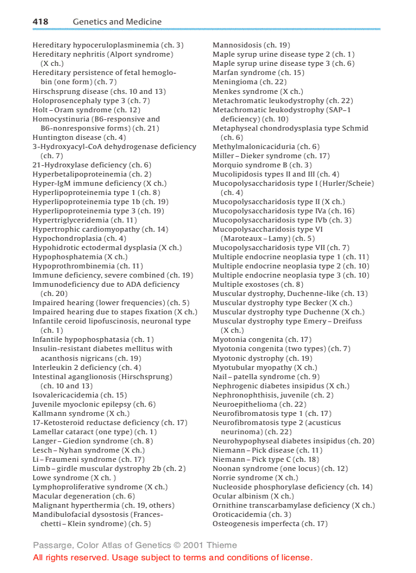 image for page Color atlas of genetics Passarge E