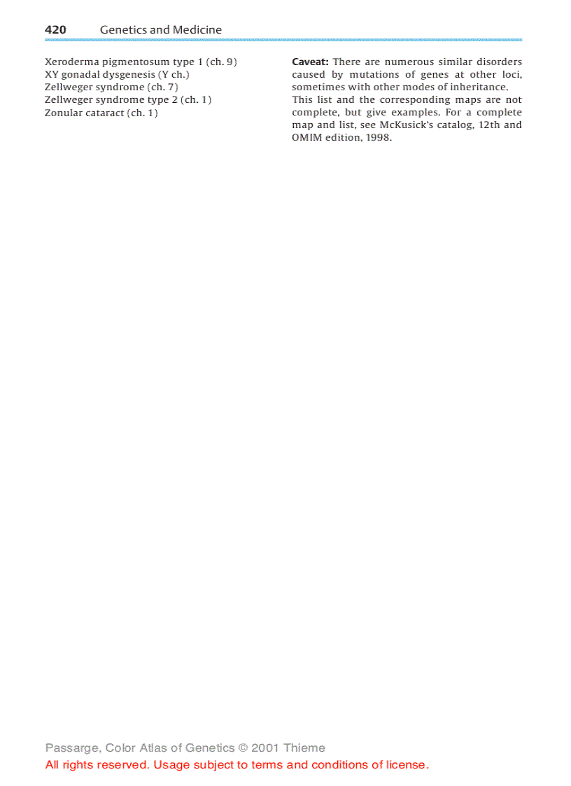 image for page Color atlas of genetics Passarge E