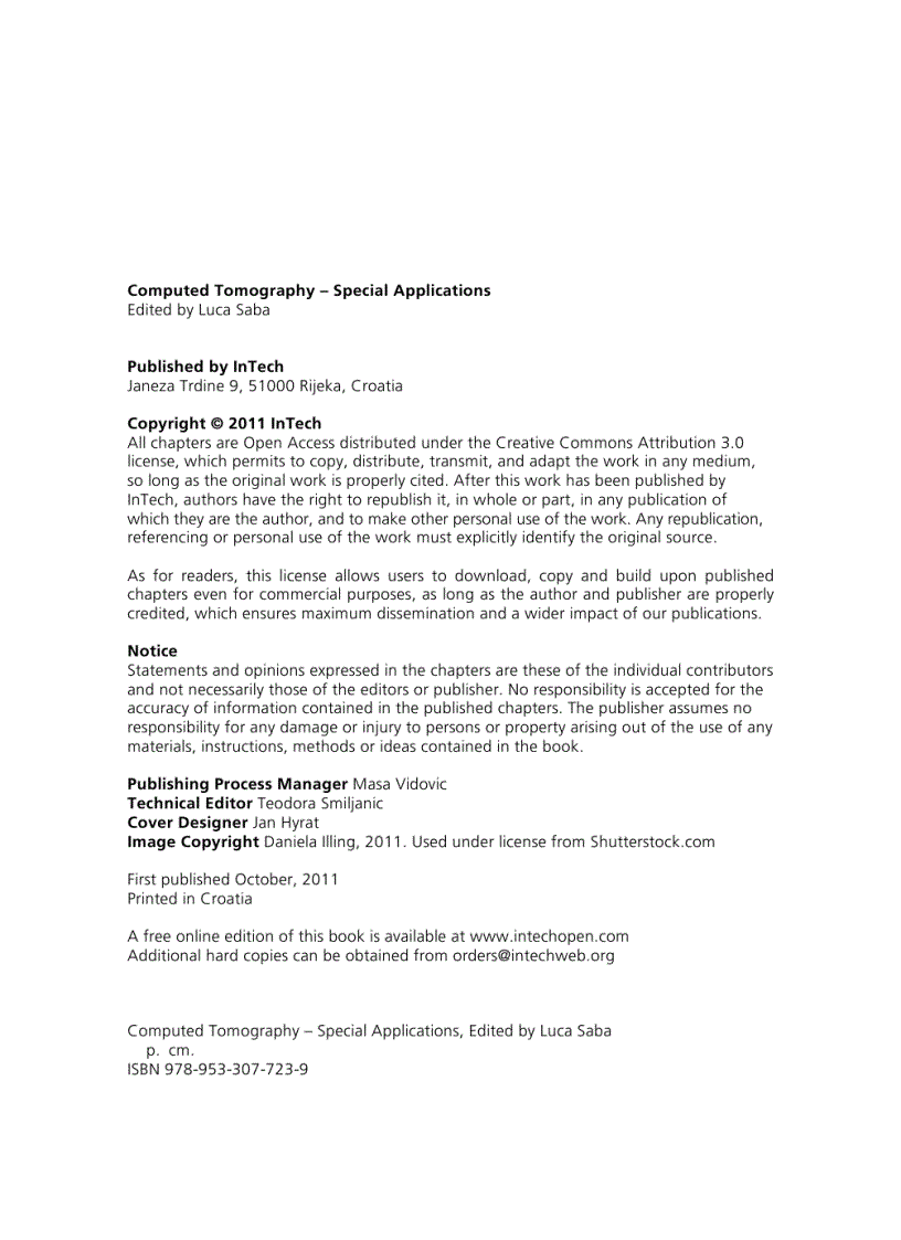 image for page Computed Tomography Special Applications