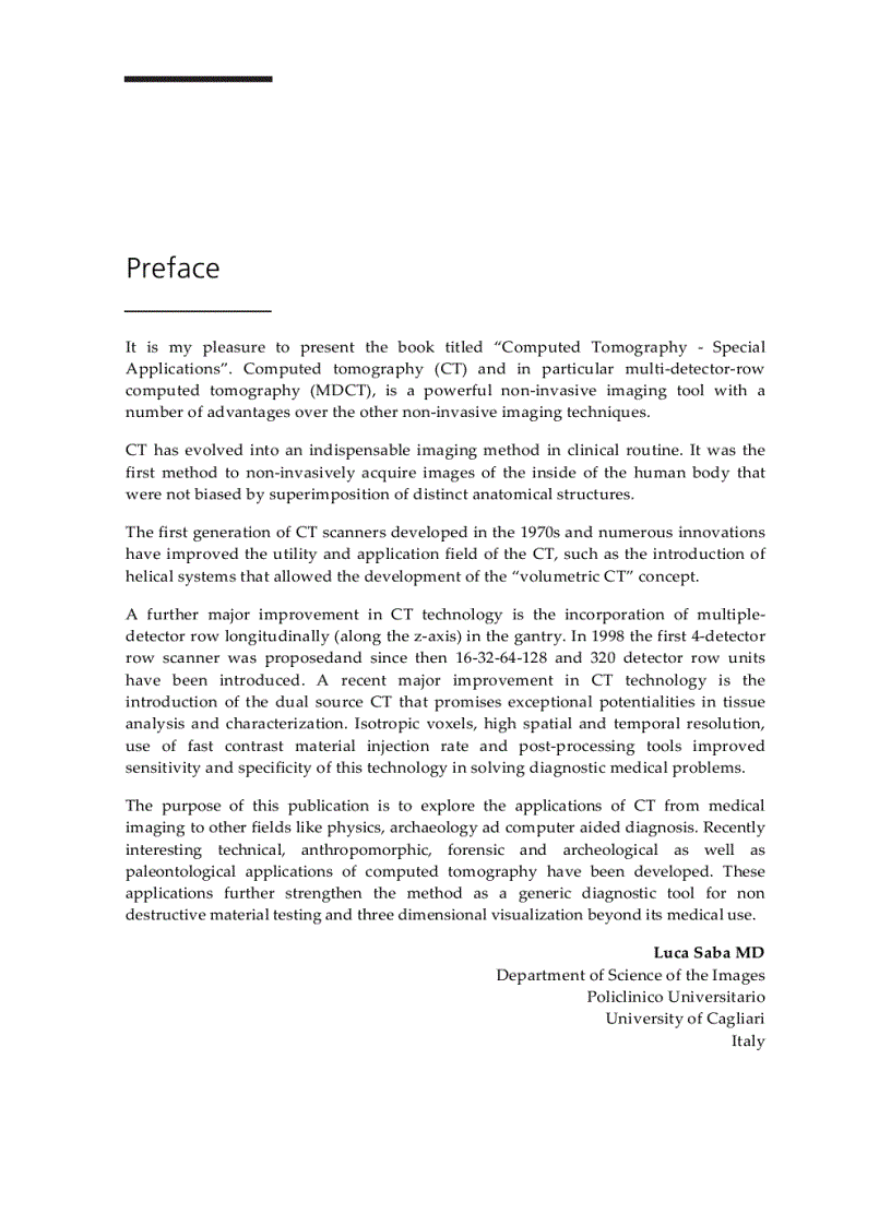 image for page Computed Tomography Special Applications