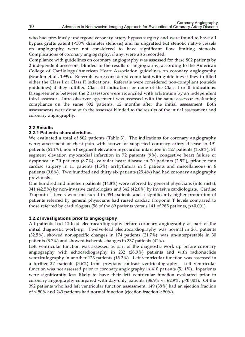 image for page Coronary Angiography Advances in Noninvasive Imaging Approach for Evaluation of Coronary Artery Disease