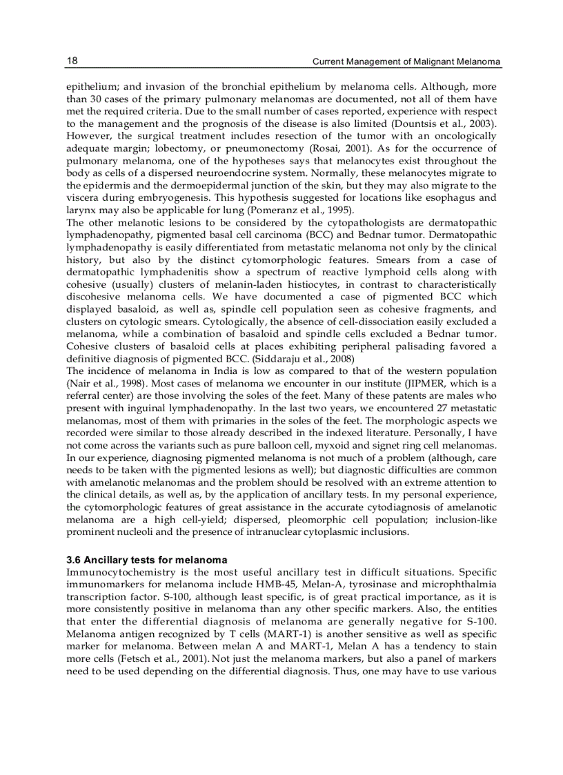 image for page Current Management of Malignant Melanoma
