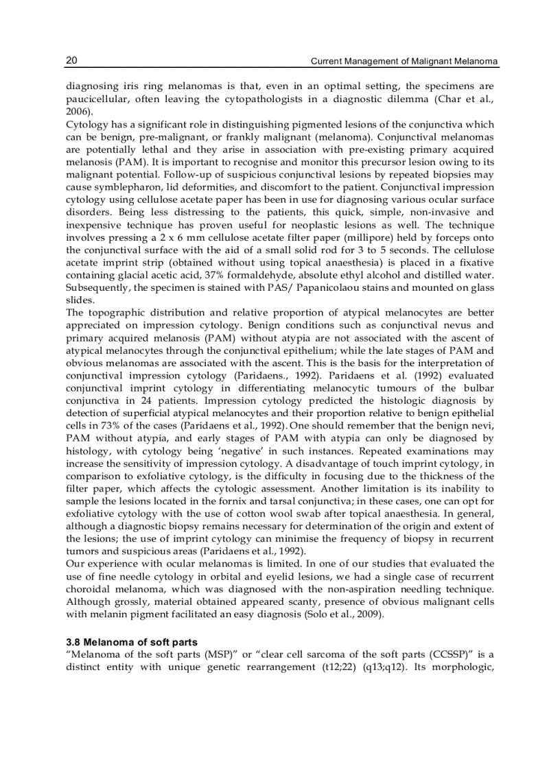 image for page Current Management of Malignant Melanoma