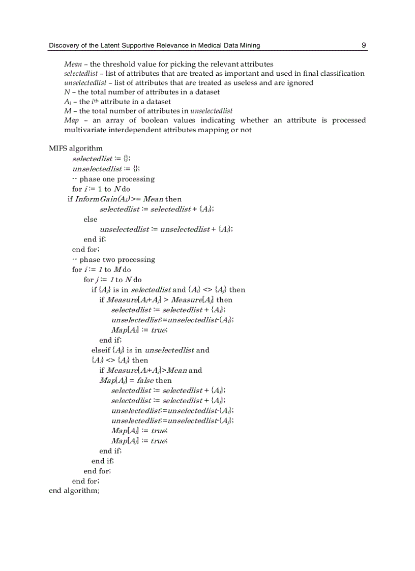 image for page Data Mining in Medical and Biological Research