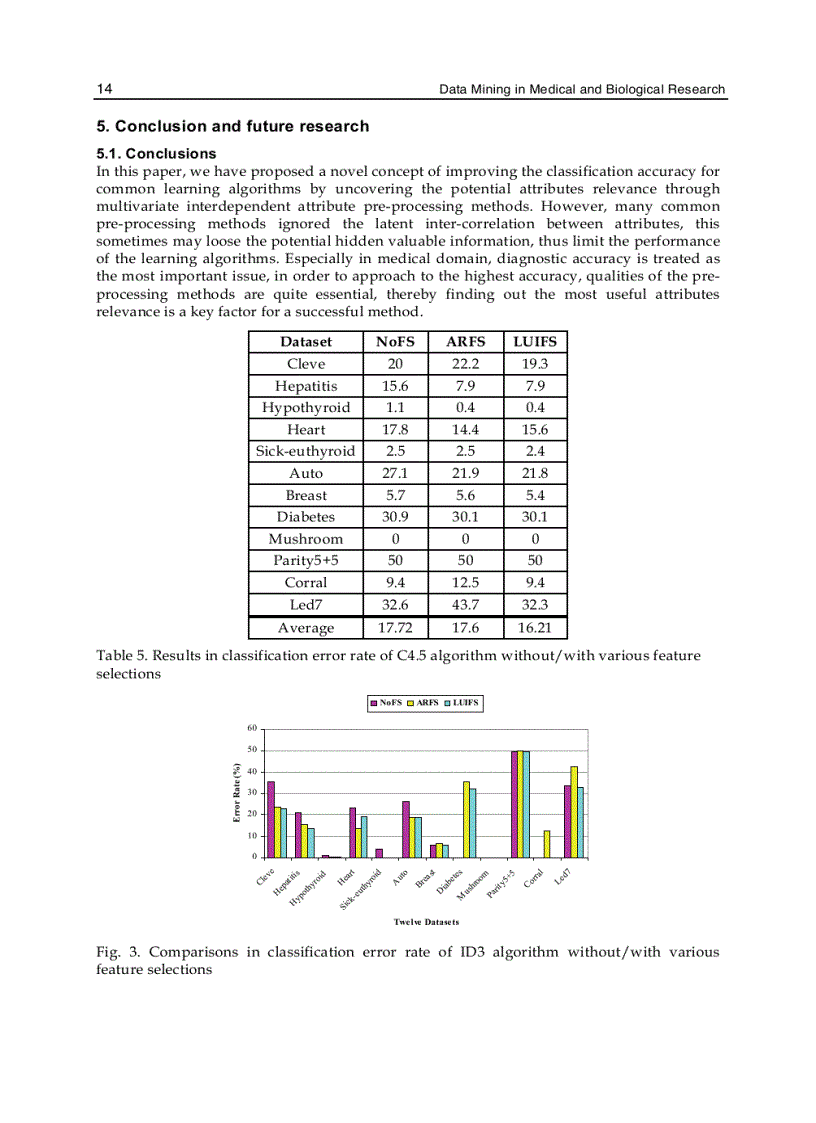 image for page Data Mining in Medical and Biological Research
