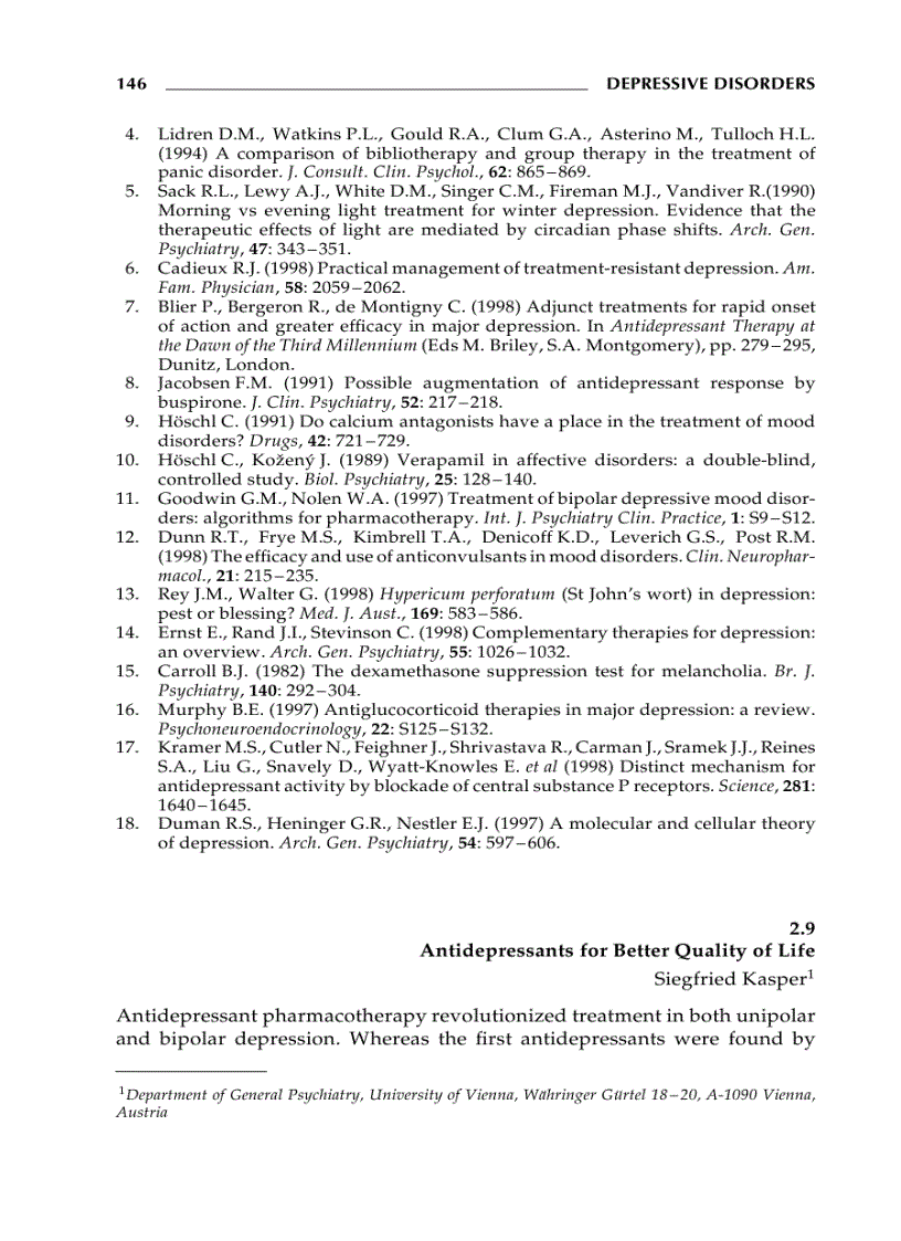 image for page Depressive Disorders 2nd Edition