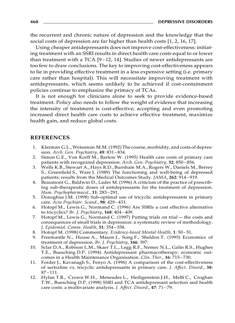 image for page Depressive Disorders 2nd Edition