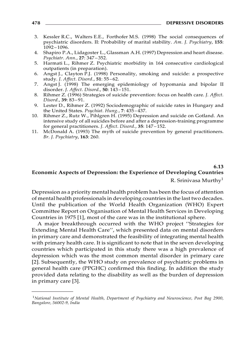 image for page Depressive Disorders 2nd Edition