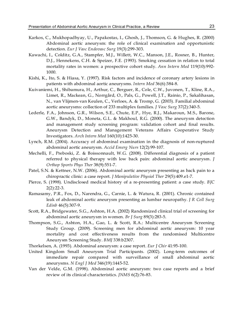 image for page Diagnosis and Treatment of Abdominal and Thoracic Aortic Aneurysms Including the Ascending Aorta and the Aortic Arch