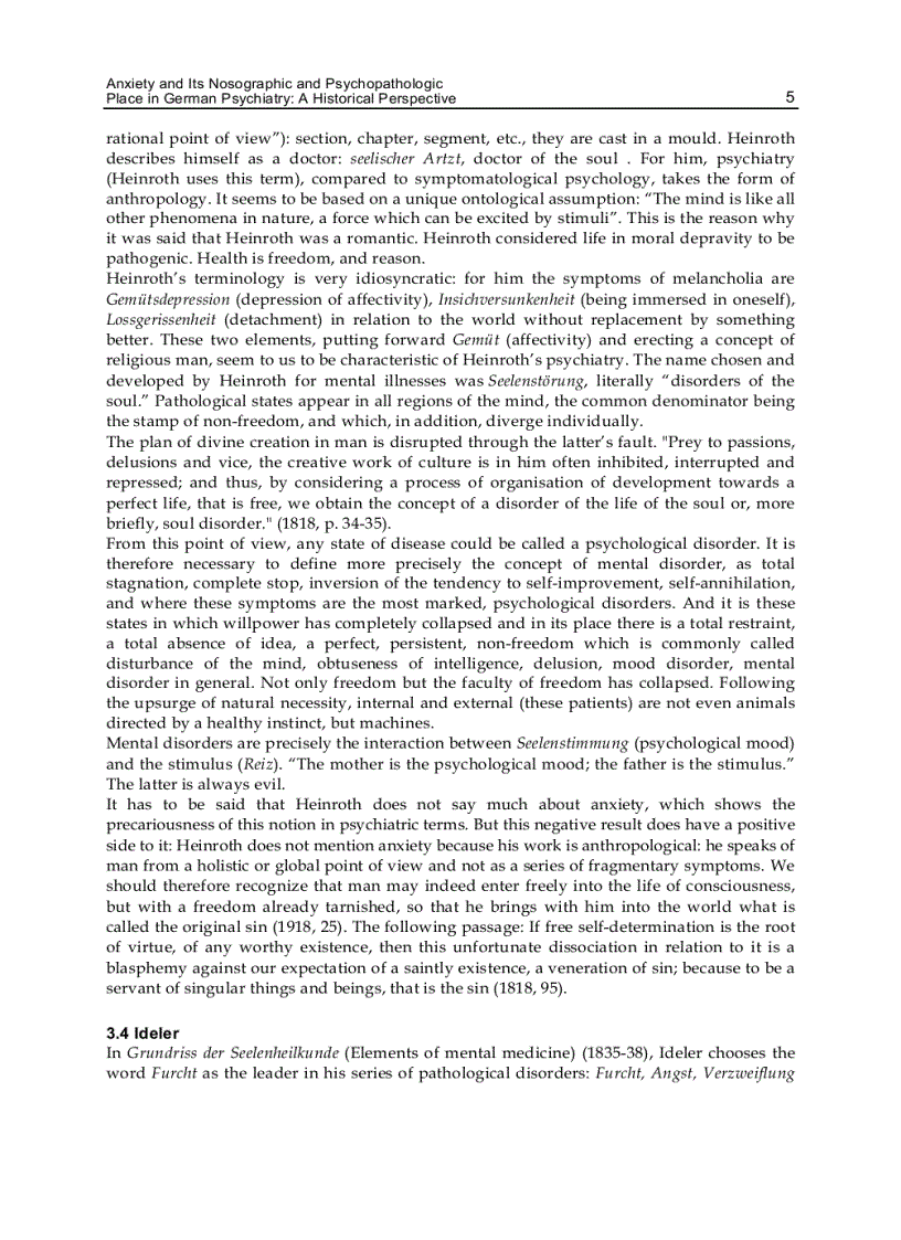 image for page Different Views of Anxiety Disorders