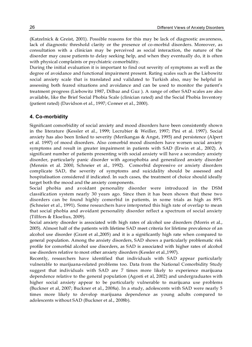 image for page Different Views of Anxiety Disorders