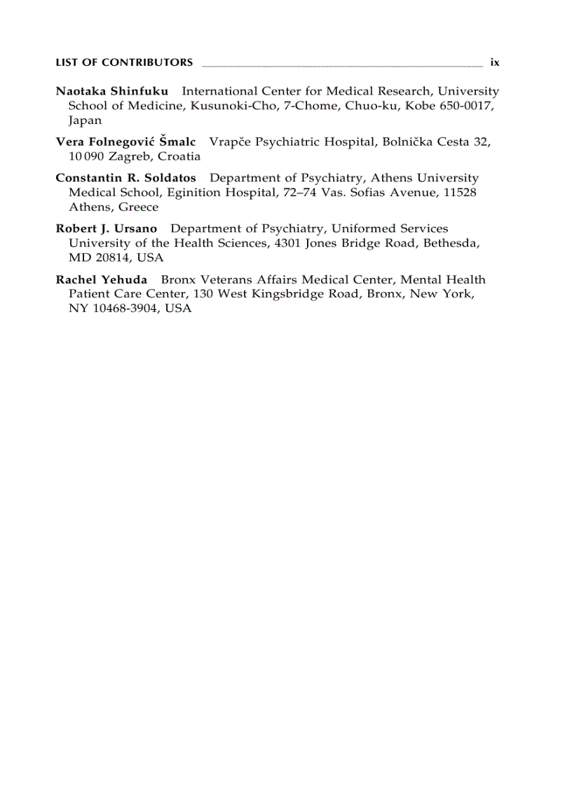 image for page Disasters and Mental Health 1st Edition