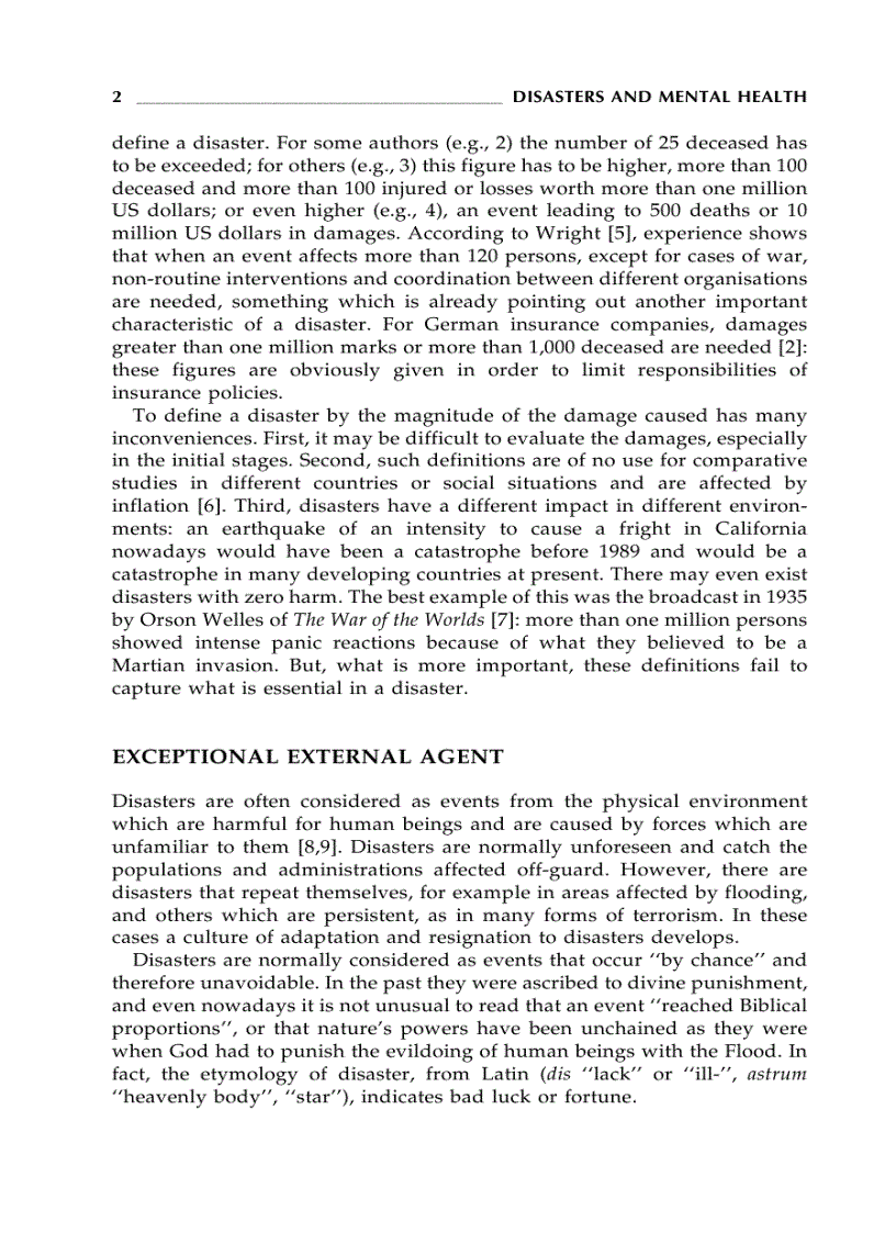 image for page Disasters and Mental Health 1st Edition