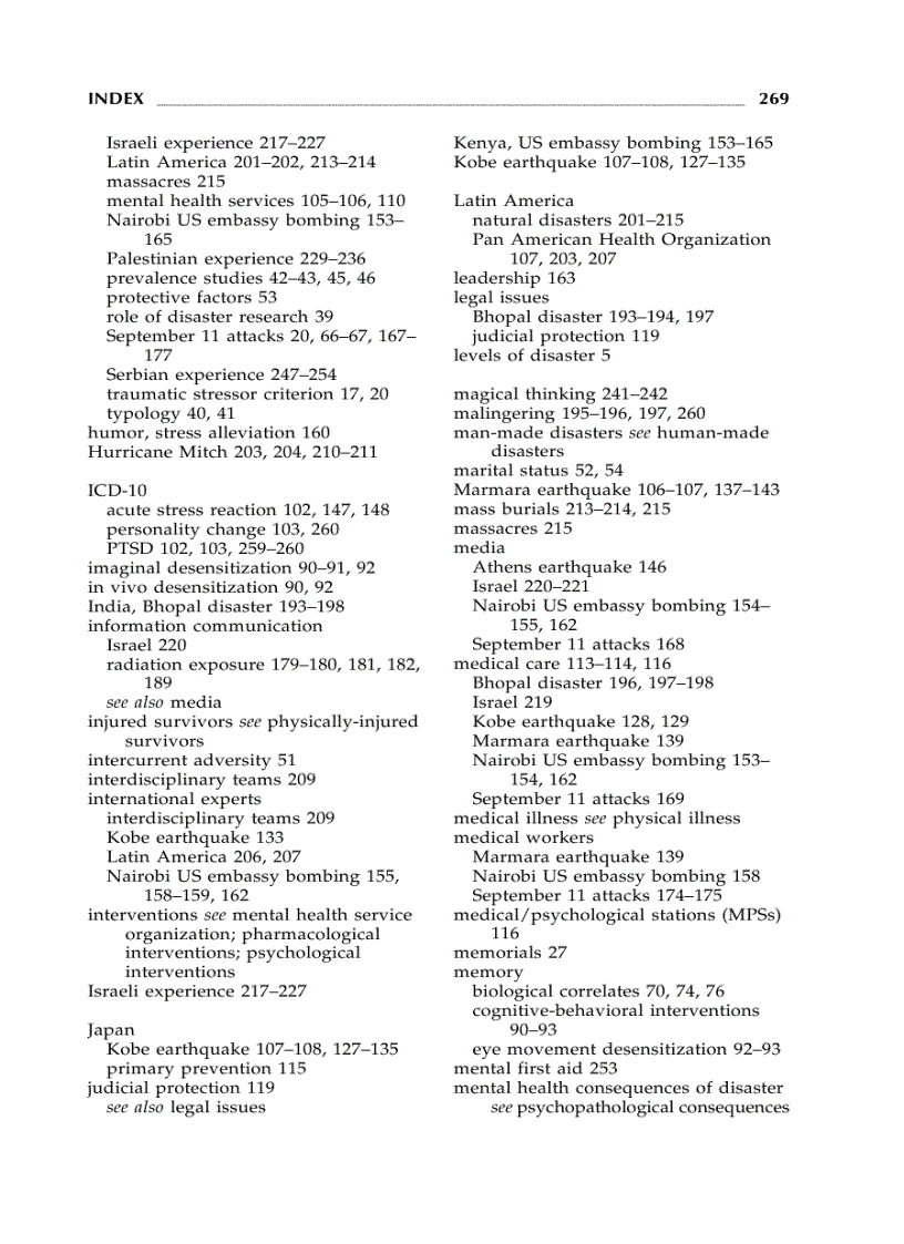 image for page Disasters and Mental Health 1st Edition
