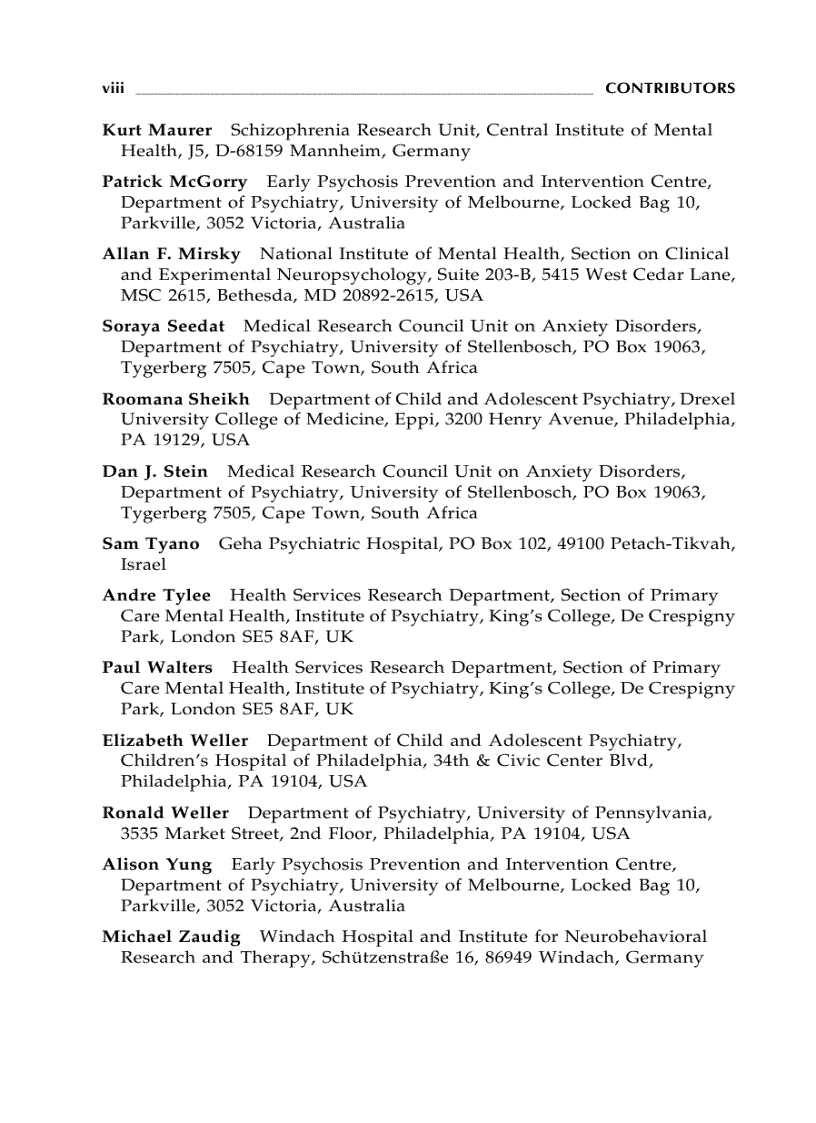 image for page Early Detection and Management of Mental Disorders