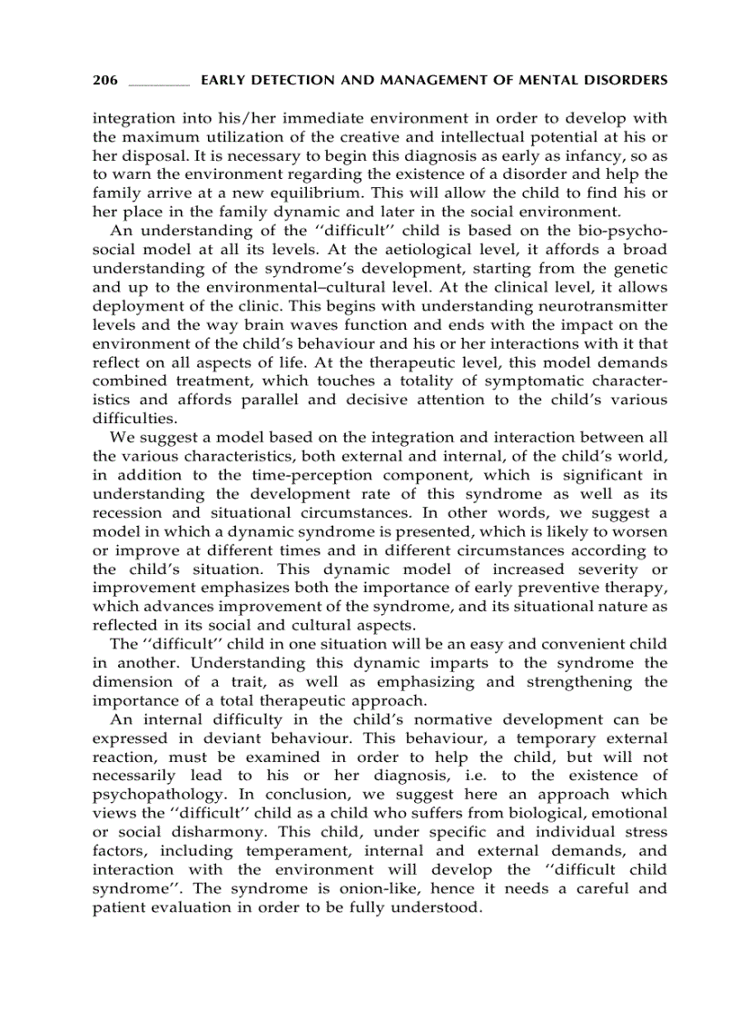 image for page Early Detection and Management of Mental Disorders
