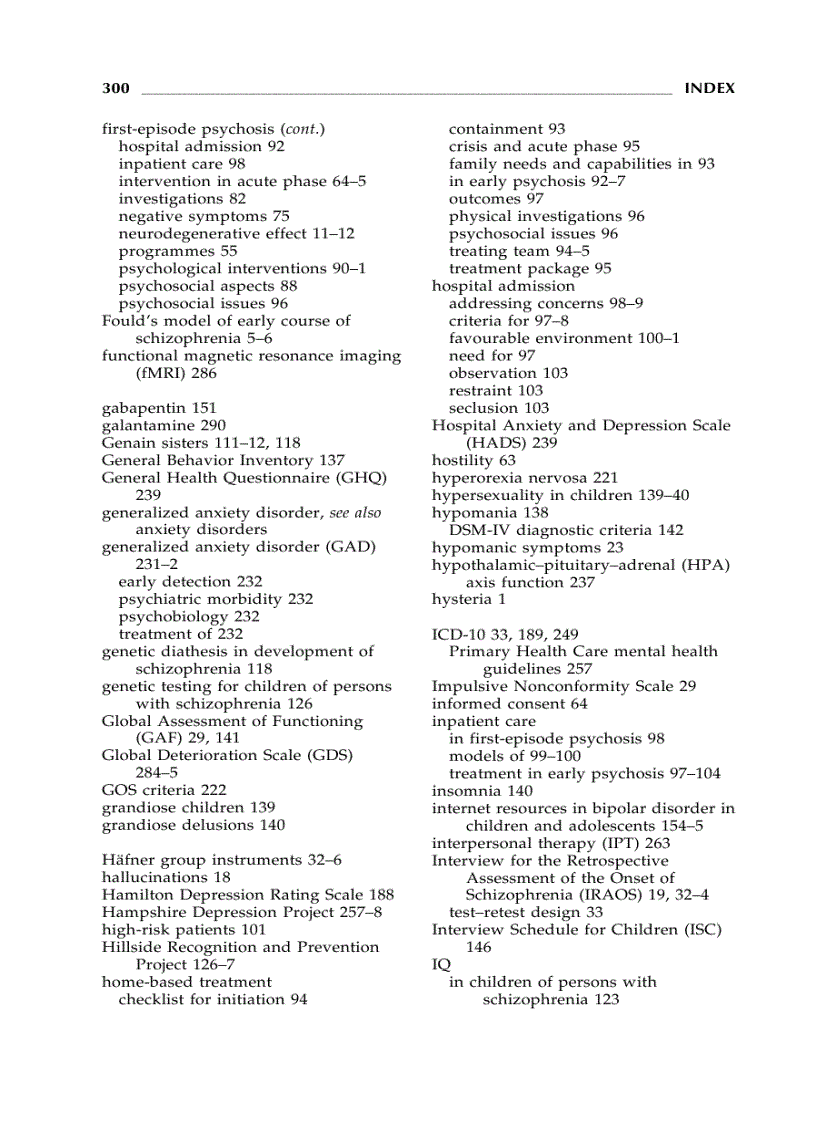 image for page Early Detection and Management of Mental Disorders