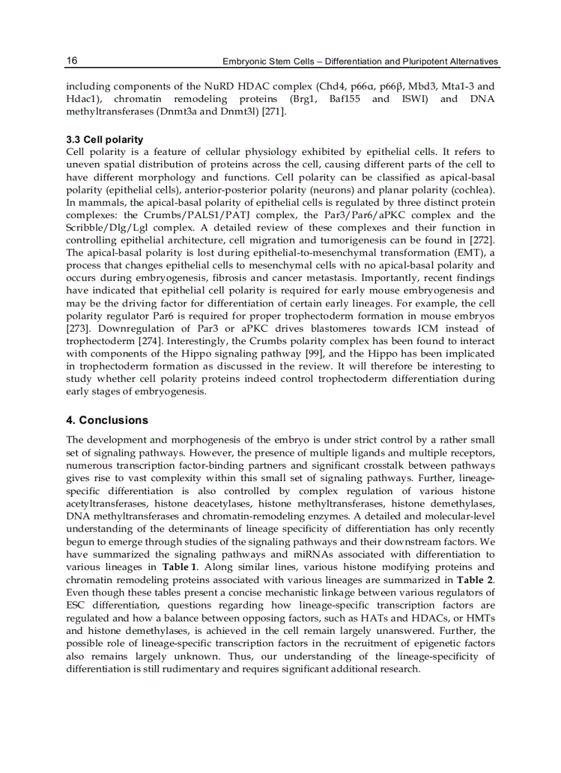 image for page Embryonic Stem Cells Differentiation and Pluripotent Alternatives