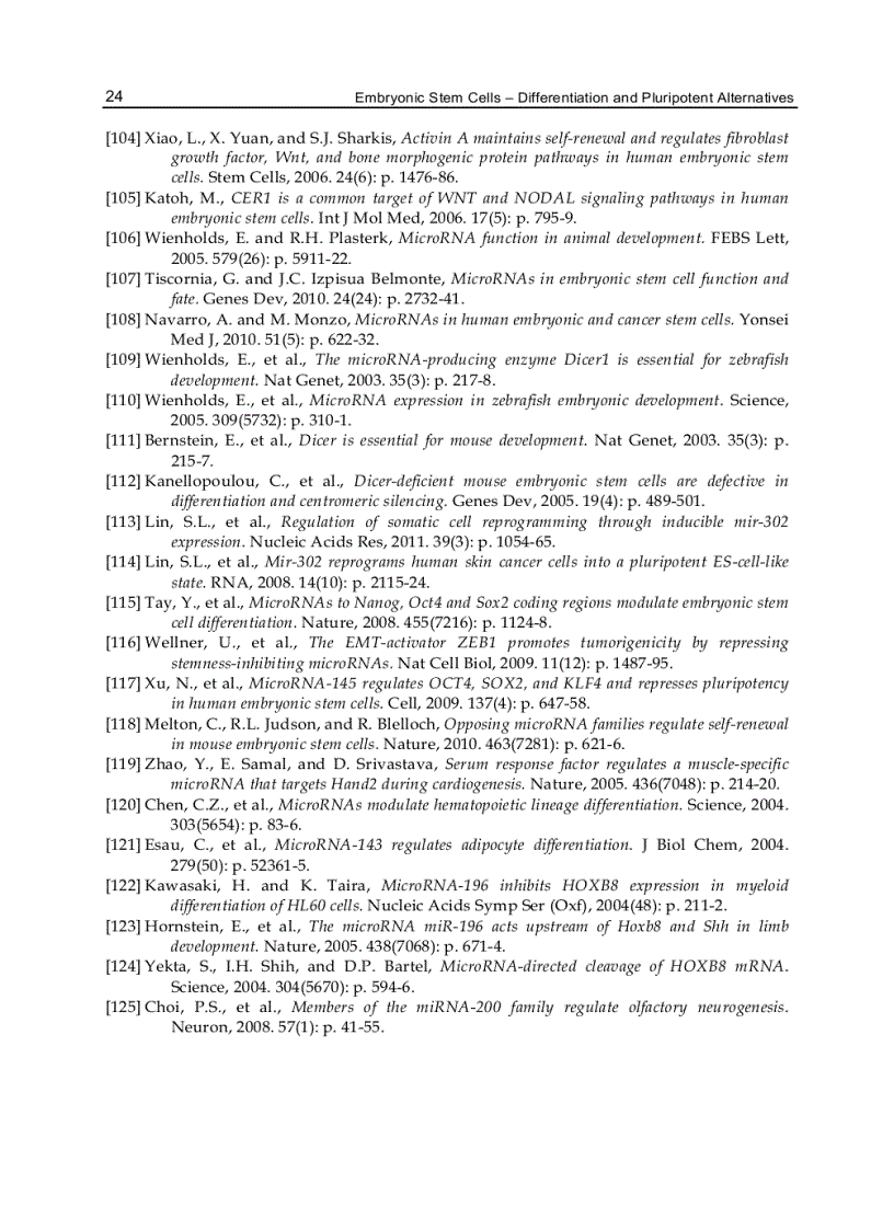 image for page Embryonic Stem Cells Differentiation and Pluripotent Alternatives