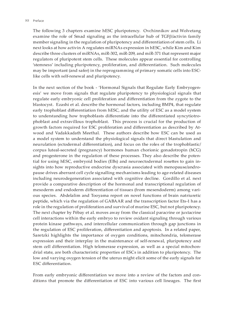 image for page Embryonic Stem Cells The Hormonal Regulation of Pluripotency and Embryogenesis