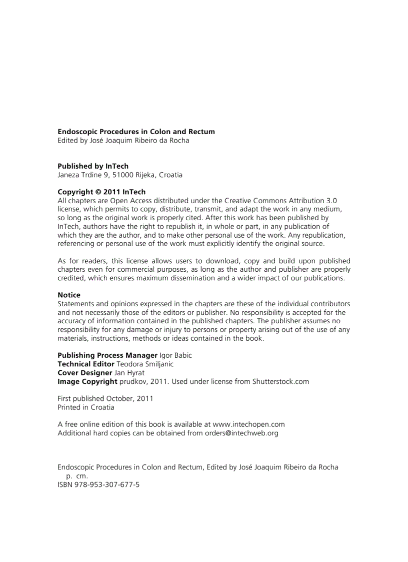 image for page Endoscopic Procedures in Colon and Rectum