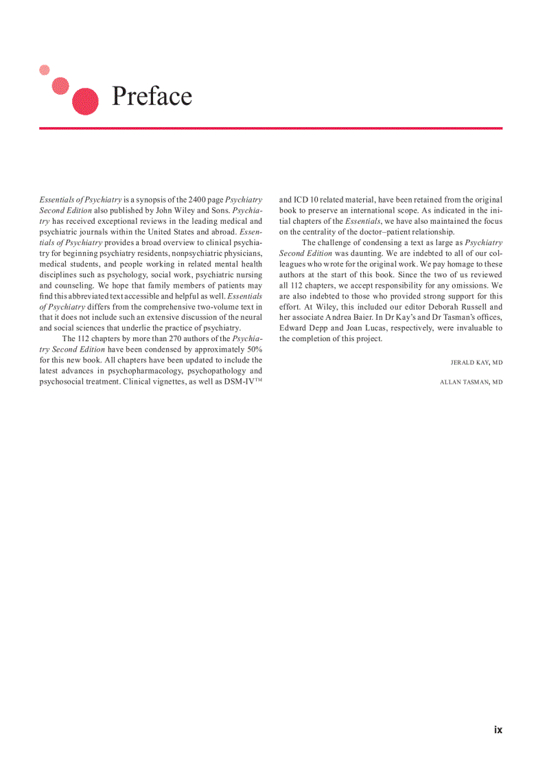 image for page Essentials of Psychiatry 1st Edition