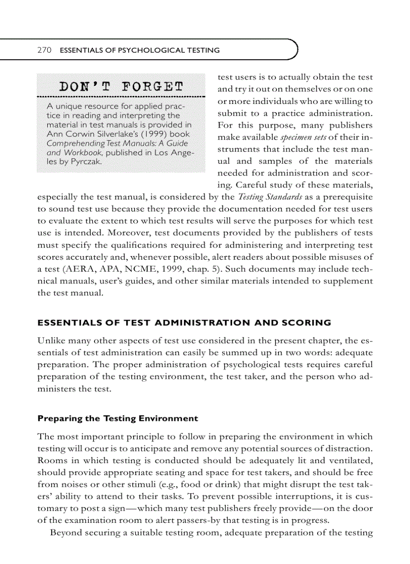 image for page Essentials of Psychological Testing