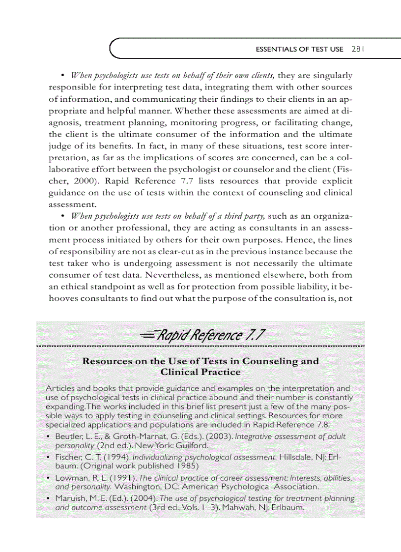 image for page Essentials of Psychological Testing