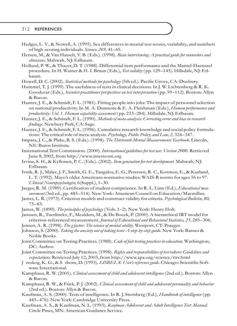 image for page Essentials of Psychological Testing