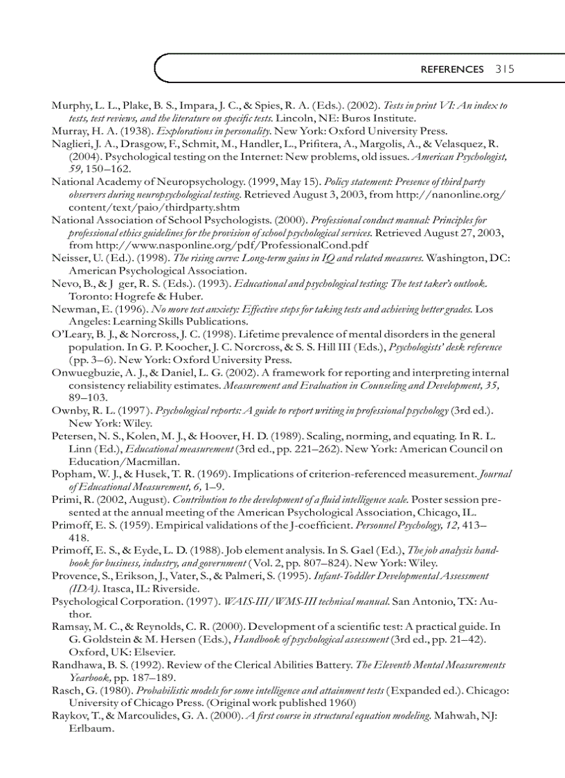 image for page Essentials of Psychological Testing