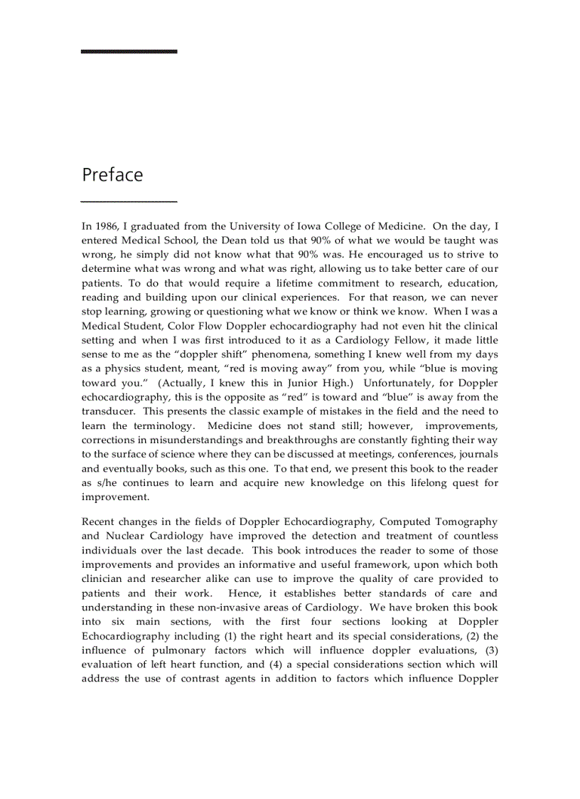 image for page Establishing Better Standards of Care in Doppler Echocardiography Computed Tomography and Nuclear Cardiology