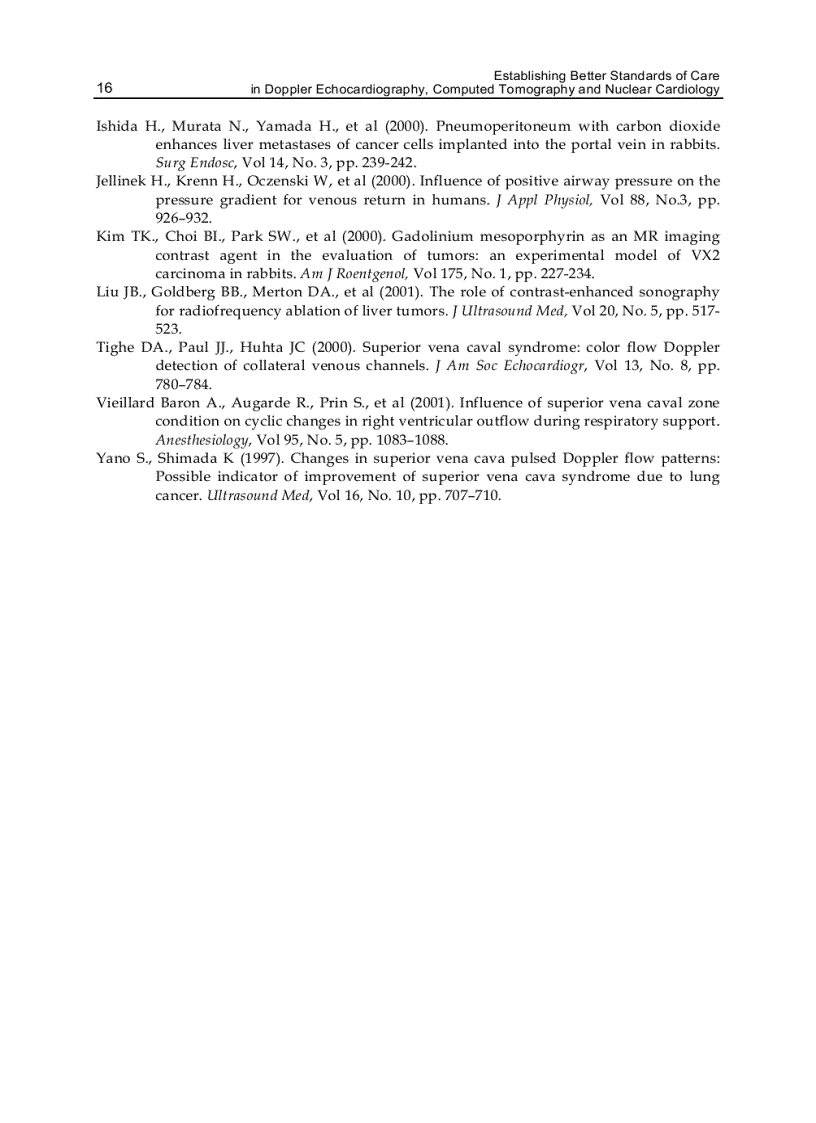 image for page Establishing Better Standards of Care in Doppler Echocardiography Computed Tomography and Nuclear Cardiology